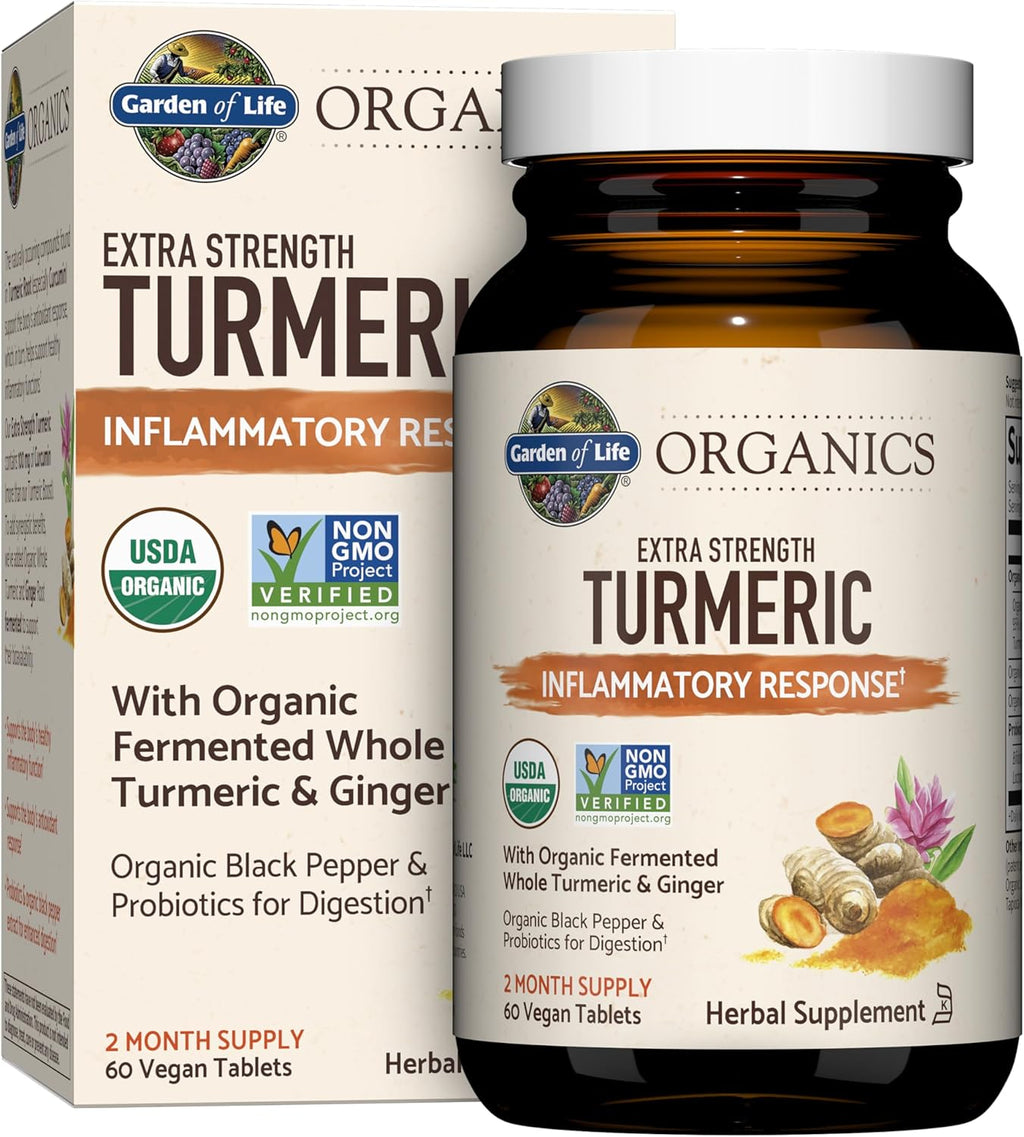 60 Tablets & 60 Capsules Turmeric Vitamin D3 Supplements B756
