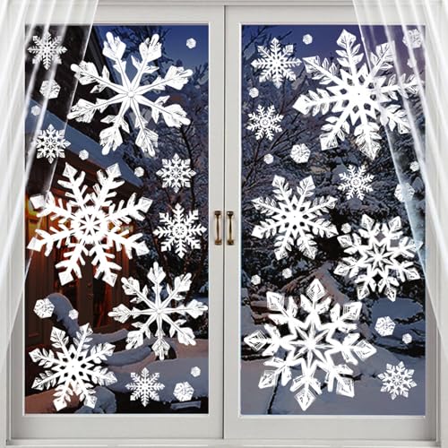 Extra Large Snowflake Window Clings H227