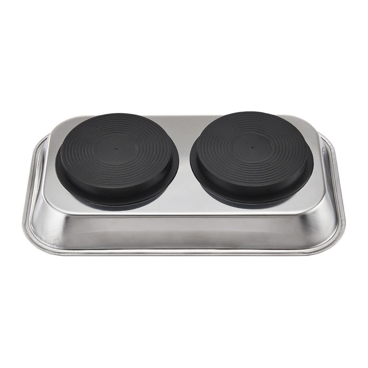 9-1/2 in. x 5-1/2 in. Magnetic Stainless Steel Parts Tray M90774