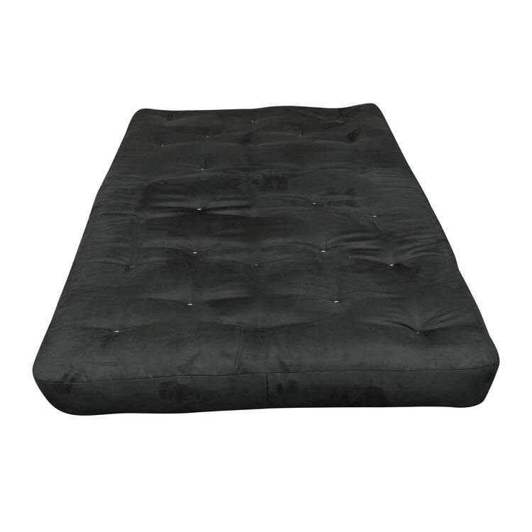 King Futon Mattress Black Microfiber S787114