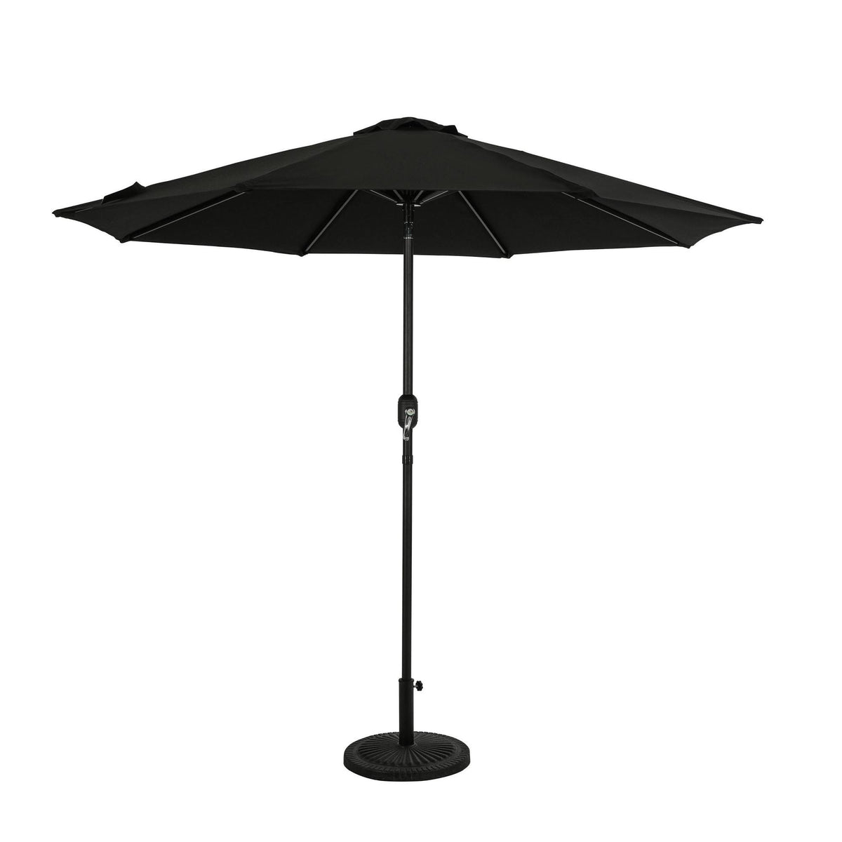 Black Octagon Auto Tilt Umbrella V922
