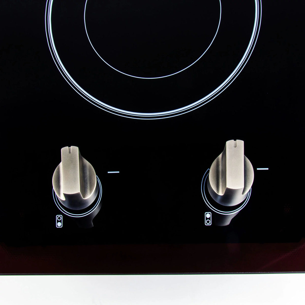 12 in. 240V Built-in Electric Radiant 2-Burner Cooktop L750