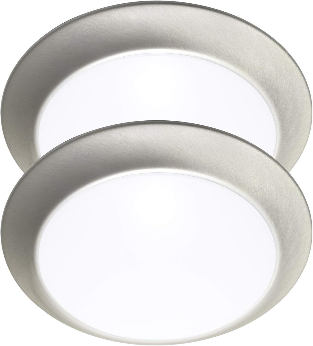 LED Flush Mount Ceiling Light, 11 Inch Dimmable 22.5W 1550 Lumen, Aluminum Housing, 2-Pack I754