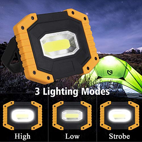 Rechargeable 2 Pack 30W 2000LM Portable Cordless Waterproof LED Work Light V839