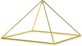 9" 24k Gold-Plated Copper Meditation Pyramid B9634