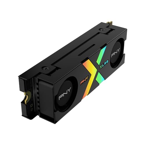 1TB PCIe Gen5 x4 NVMe M.2 SSD with Dual Fan Black Heatsink G28341