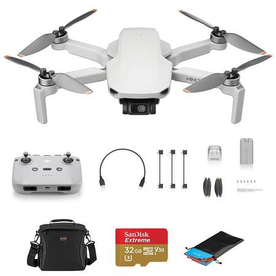 Mini 2 SE Drone Bundle with 32GB microSD Card, Shoulder Bag, Landing Pad M85391