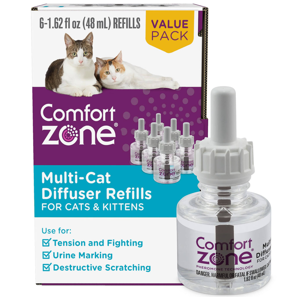 Comfort Zone Cat Multicat Diffuser Refill 6 Pack D838628