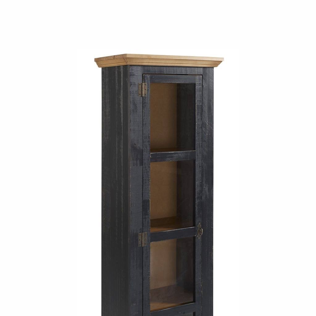 Narrow Cabinet Glass Door - Walnut Y516874