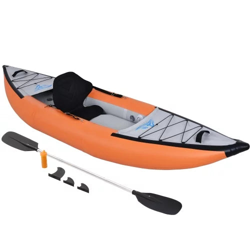 Foldable Inflatable 2 Person Kayak Set with Paddle & Air Pump Z154404