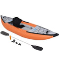 Foldable Inflatable 2 Person Kayak Set with Paddle & Air Pump Z154404