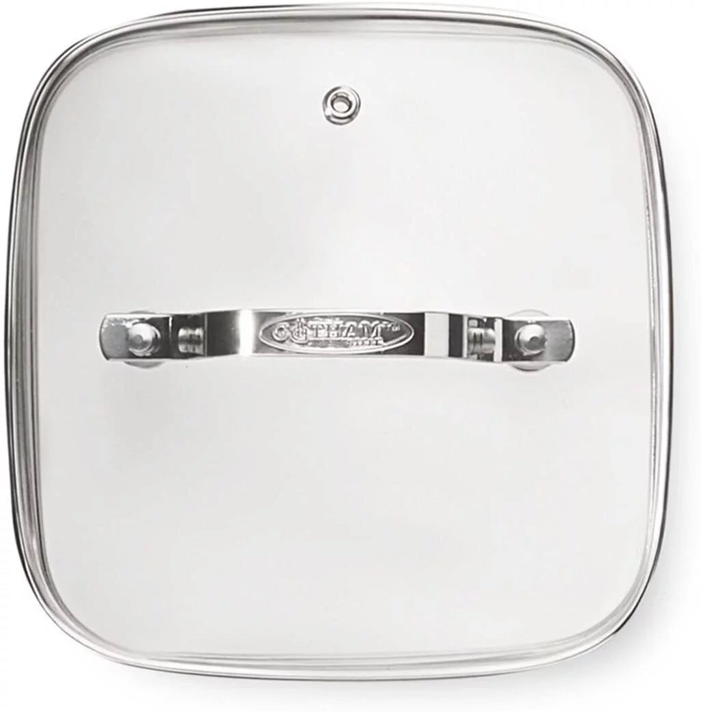 12.5" Square Tempered Glass Frying Pan Lid R114989
