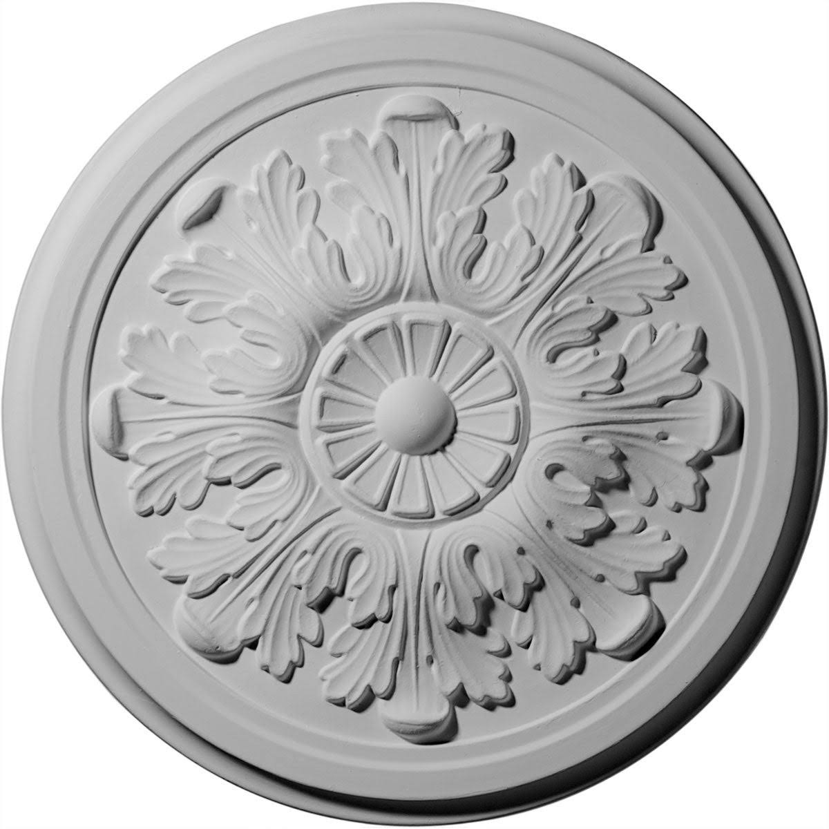 Ultra Pure White Crackle Ceiling Medallion S696545