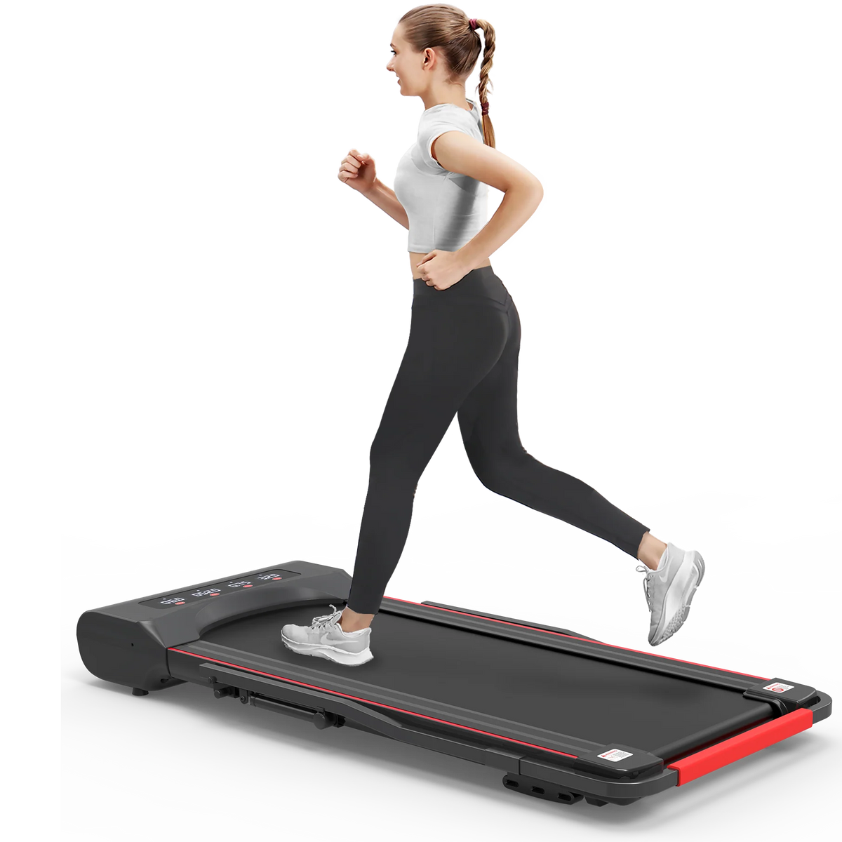 2 in 1 Folding Electric Treadmill with Remote Control B303