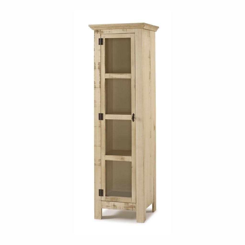 Narrow Cabinet Glass Door - Walnut Y516874