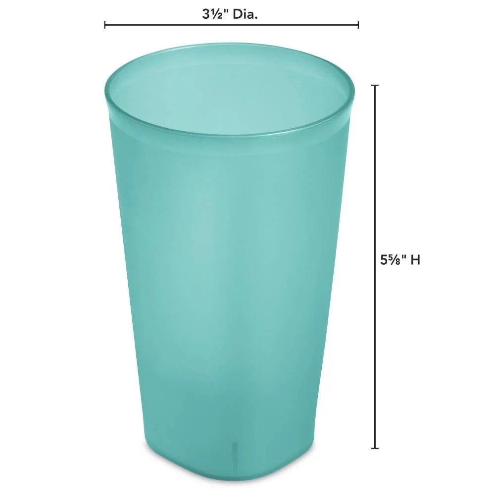Set of 4 Plastic Tumblers 20 Ounce Z3703