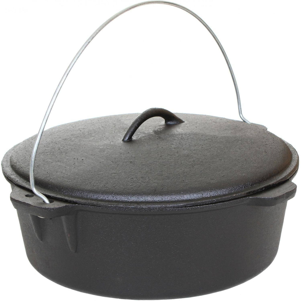 12-Quart Seasoned Cast Iron Dutch Oven A55874