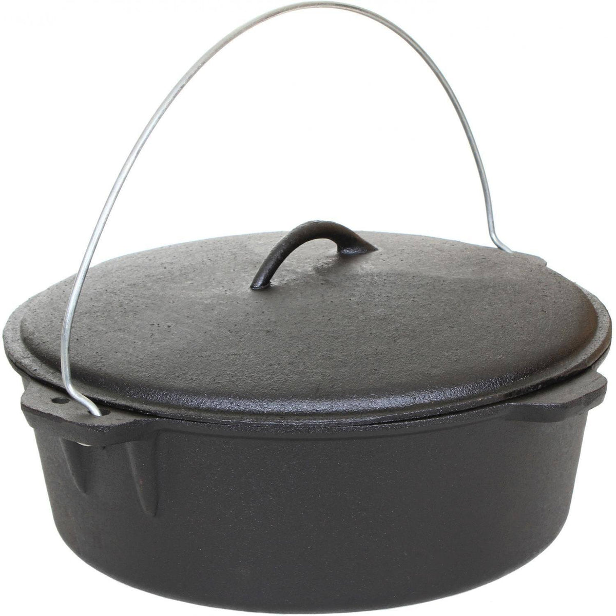 12-Quart Seasoned Cast Iron Dutch Oven A55874