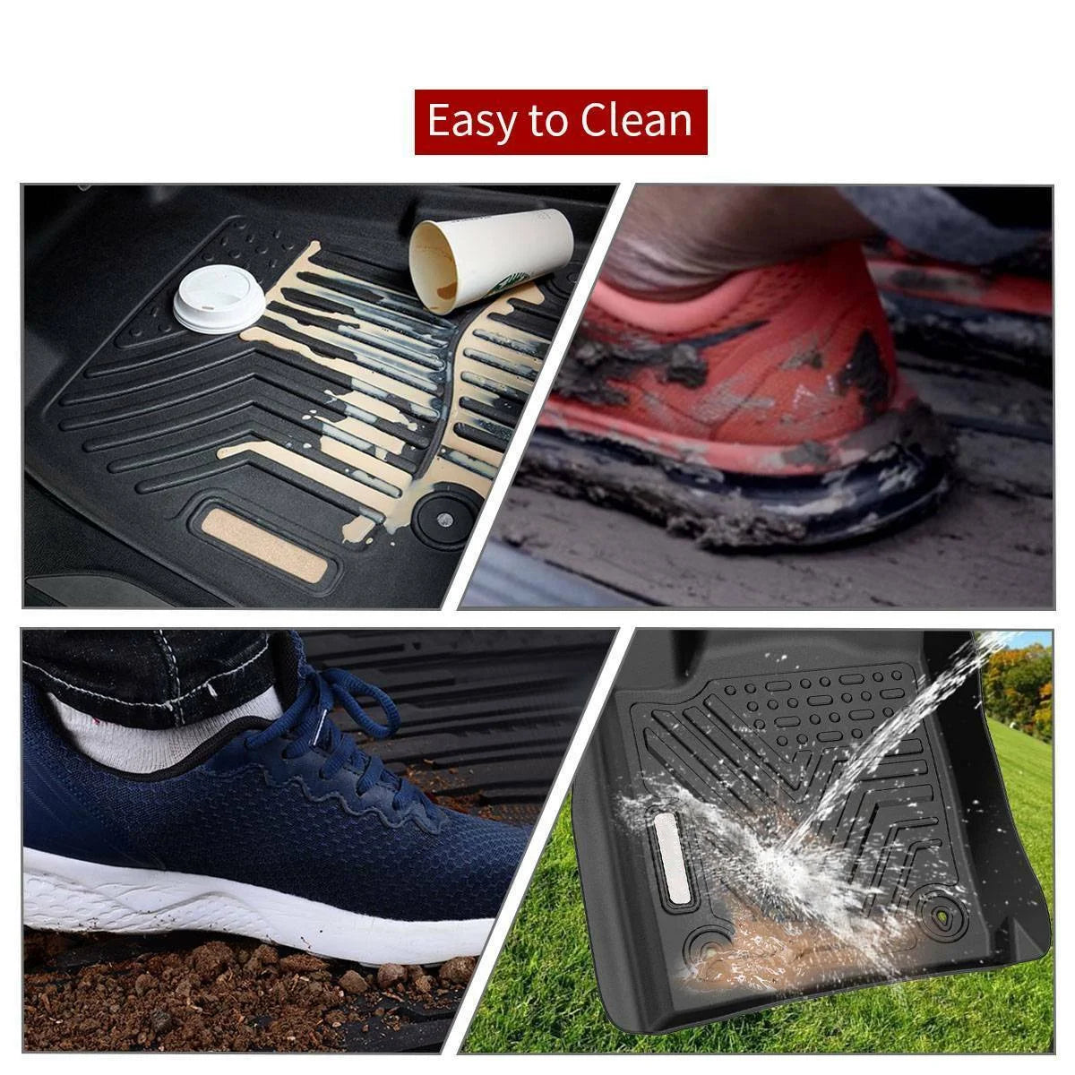 TPE 3-piece Car Floor Mats Set Y4332