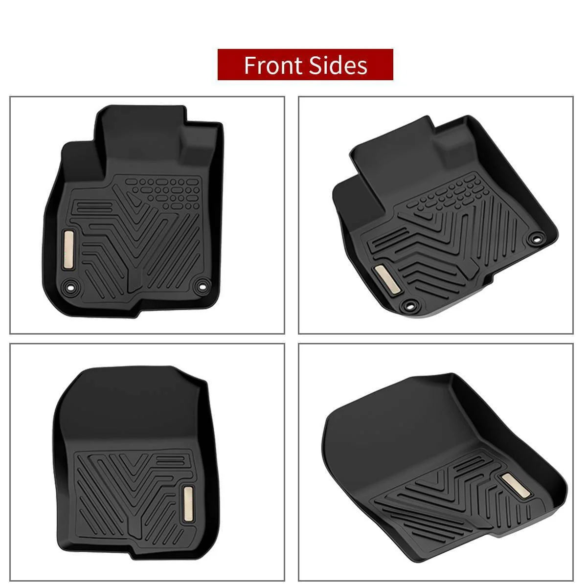 TPE 3-piece Car Floor Mats Set Y4332