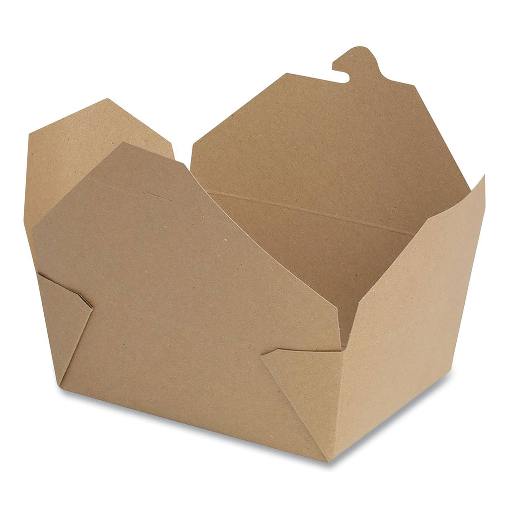 Natural-Paperboard Take-Out Box, Brown, 300/Carton U21296
