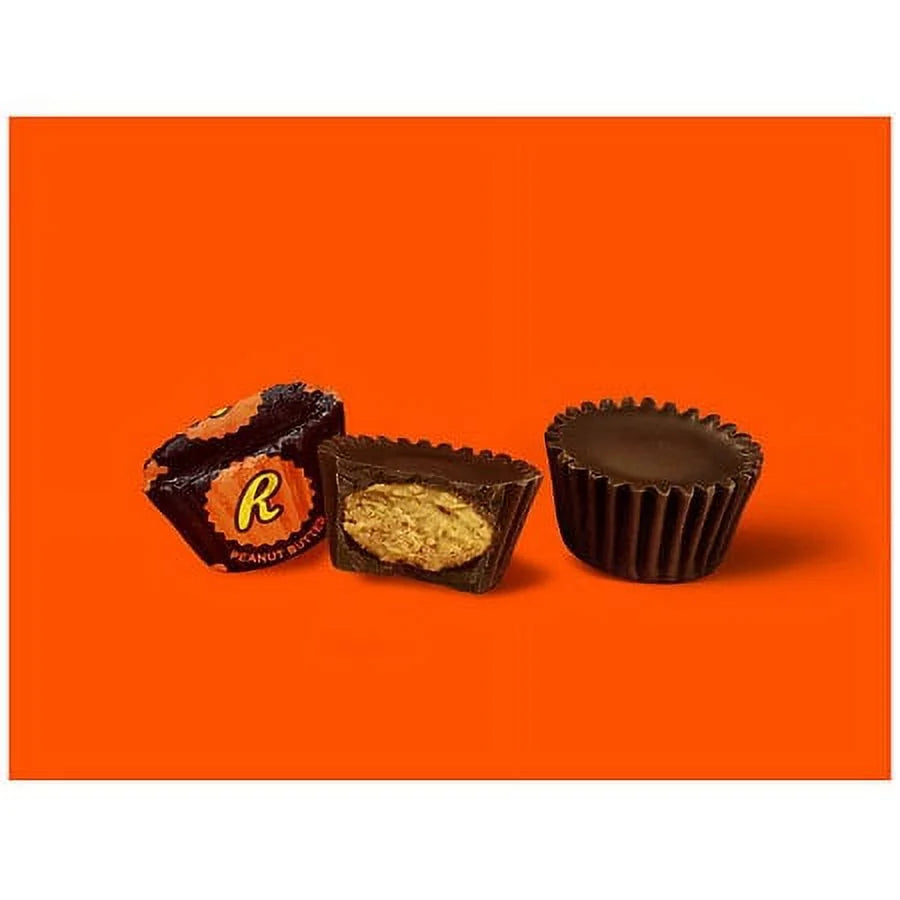 Dark Chocolate Peanut Butter Cups Candy 10.2oz Pack of 2 F8015