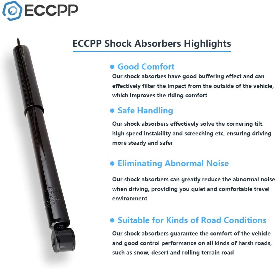 Rear Shocks Absorbers Set of 2 Z39239
