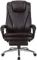 High Back Office Chair with Footrest and Thick Padding Reclining Computer Chair L3789