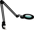 Magnifying Lamp with Clamp, 6 Inches Wide Lens, 12W, White V37288