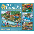 4-In-1 Multi-Pack 300 Piece Jigsaw Puzzles Q14997