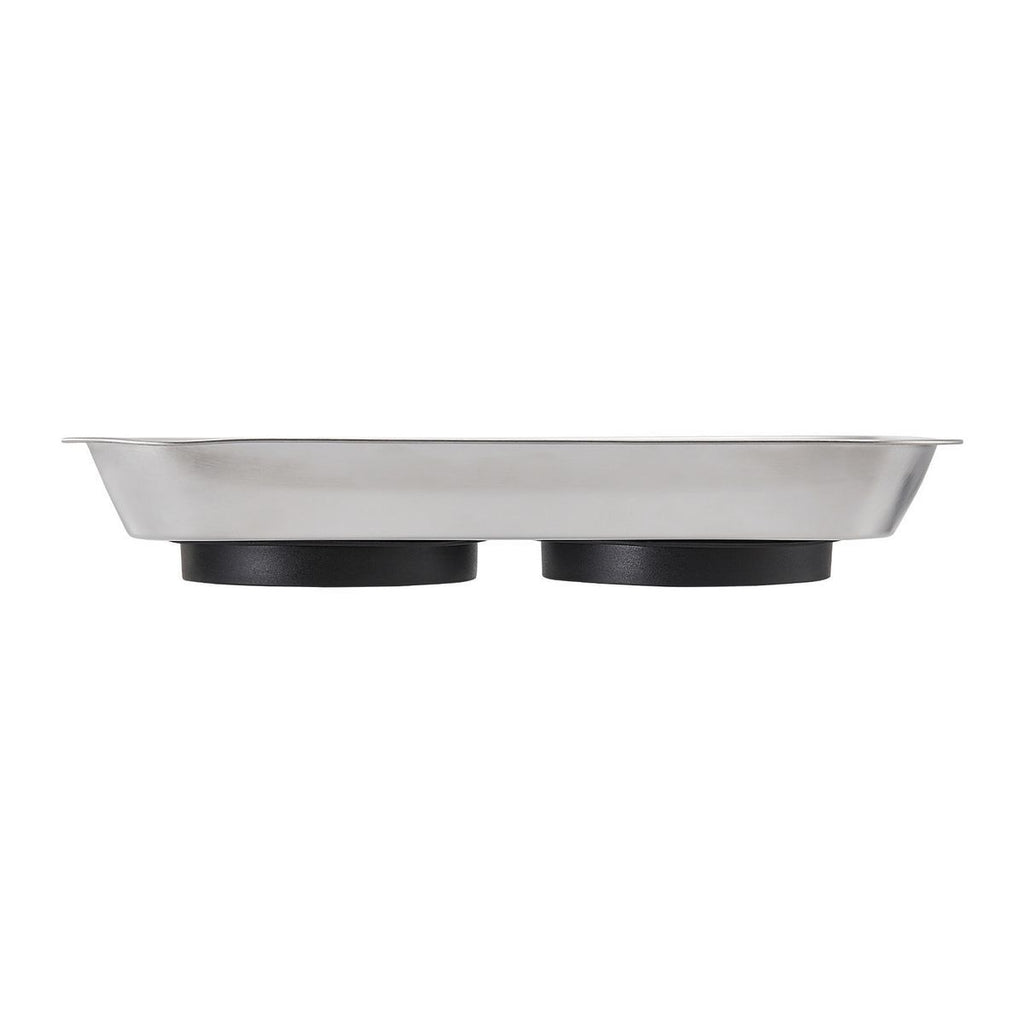 9-1/2 in. x 5-1/2 in. Magnetic Stainless Steel Parts Tray M90774