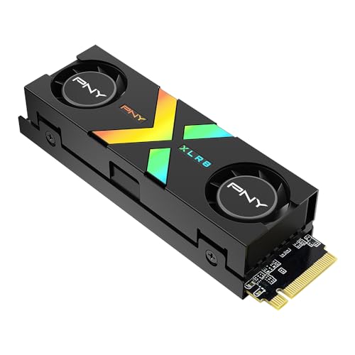 1TB PCIe Gen5 x4 NVMe M.2 SSD with Dual Fan Black Heatsink G28341