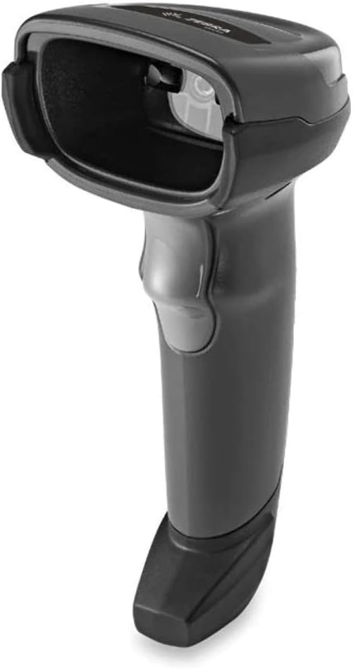 Black Corded Handheld Standard Range Imager Kit with Stand and Shielded USB Cable X94058