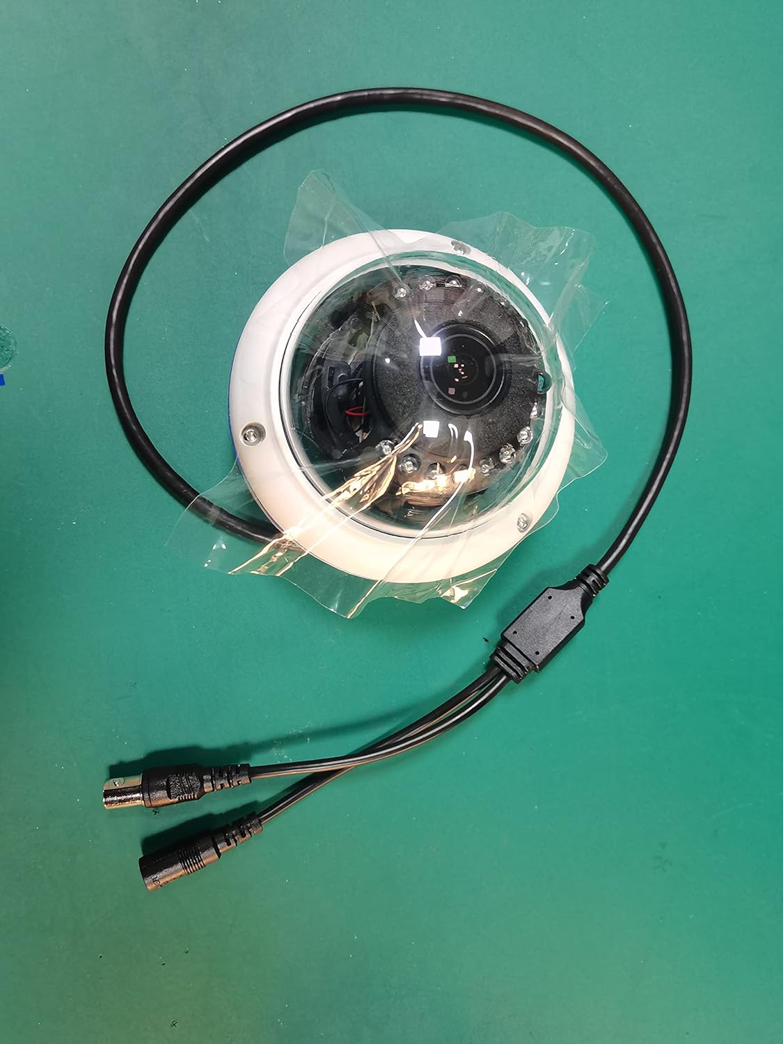 1080P 2MP 180 Degree Wired Coax Fisheye Dome Camera B586030