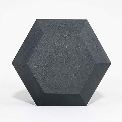 Rubber Encased Hex Dumbbells with Metal Handle, 5-65lbs R769