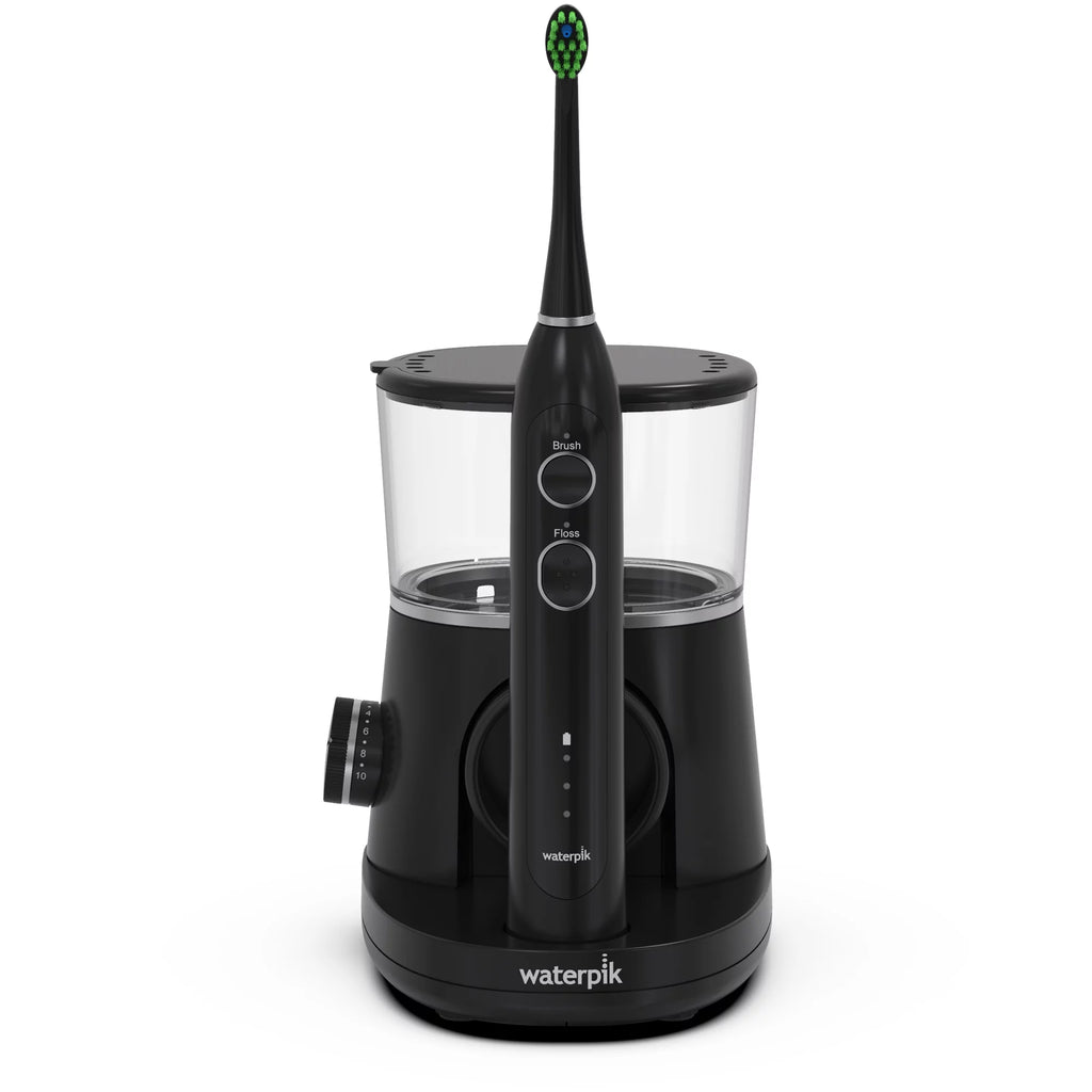 Black Electric Toothbrush and Water Flosser Combo O29419