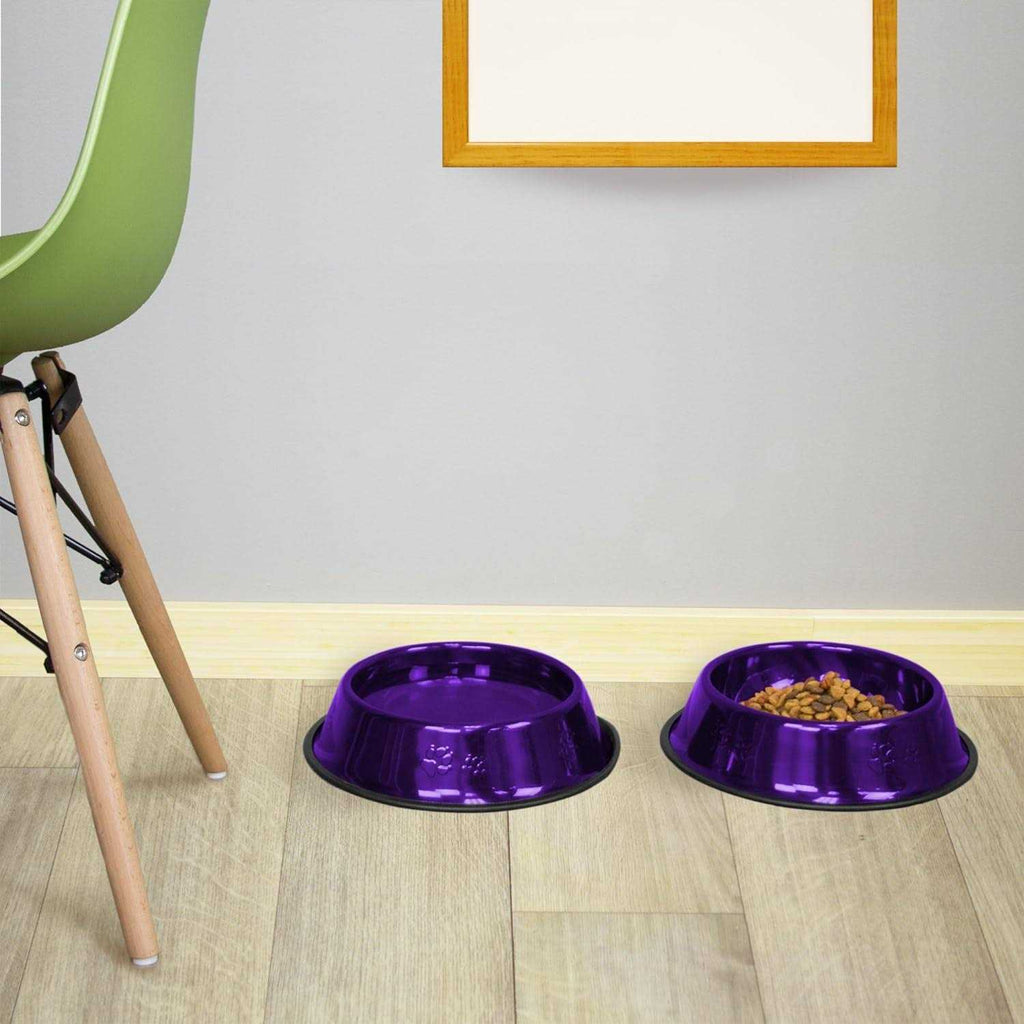 Non-Tip Stainless Steel Dog Bowl H160027