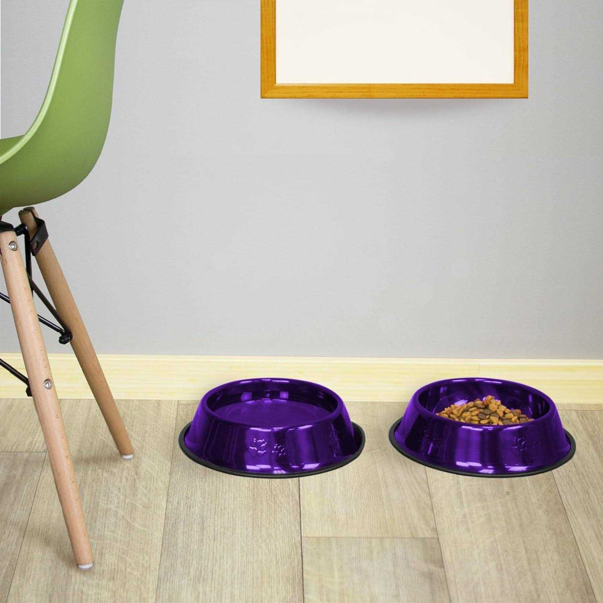 Non-Tip Stainless Steel Dog Bowl H160027
