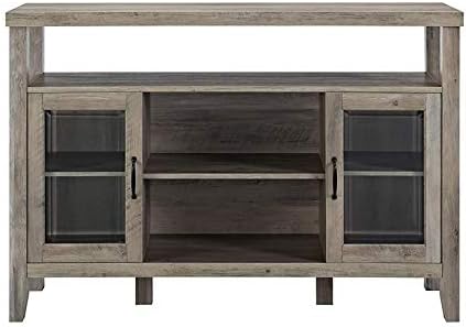 Gray Wash Entertainment Credenza TV Stand Cabinet B815969