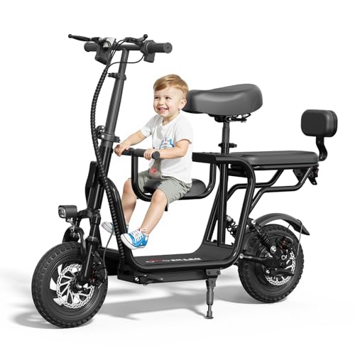 Electric Scooter with Seat, 36V/48V 350W/500W Motor, 20 Mile Range U638