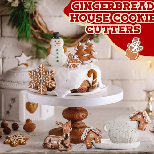 7 Pcs Stainless Steel Christmas Mug Topper Cookie Cutters F634