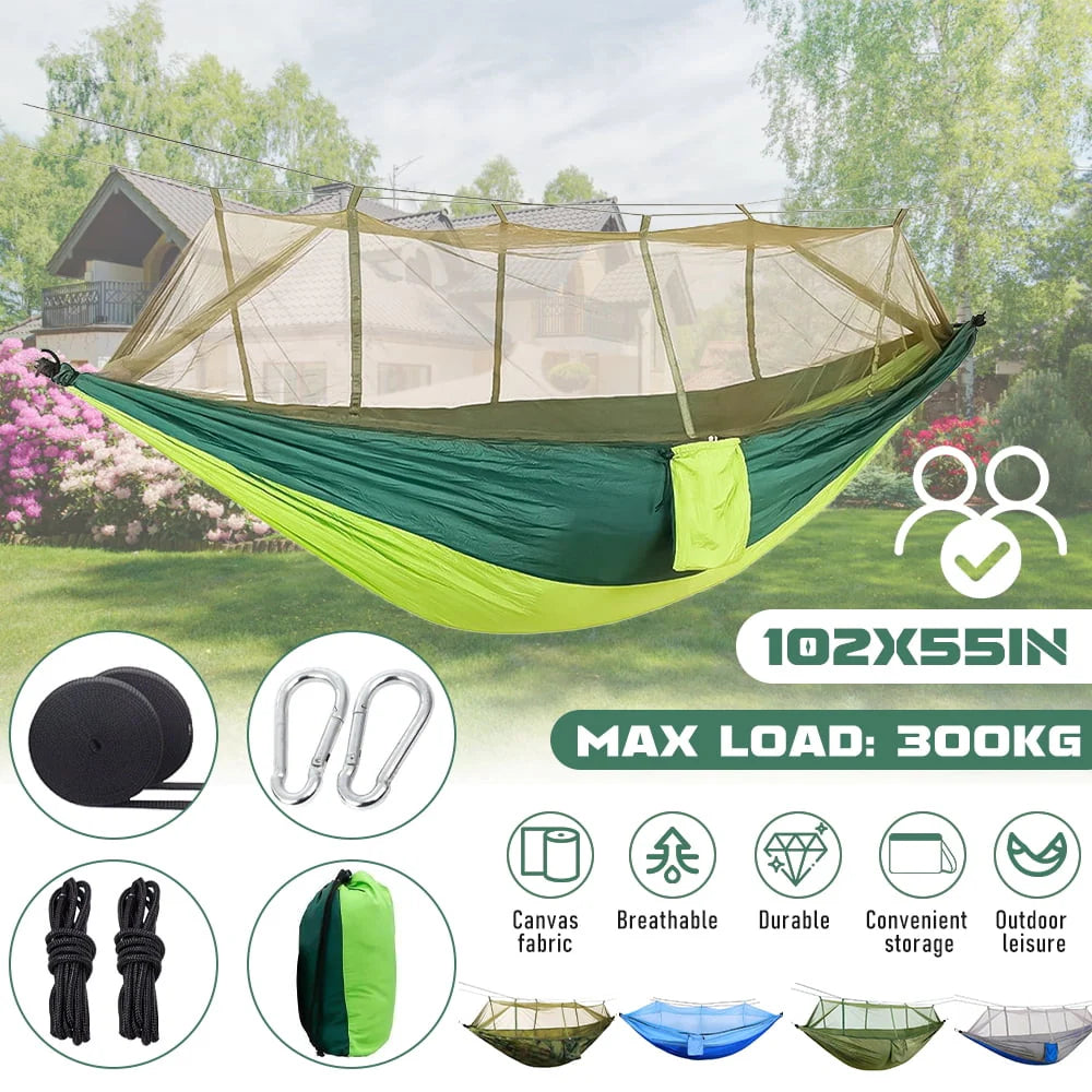 Camping Hammock with Mosquito Net 210T Nylon R28715