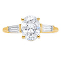 14K Yellow Gold Three-Stone Diamond Engagement Ring Q651535