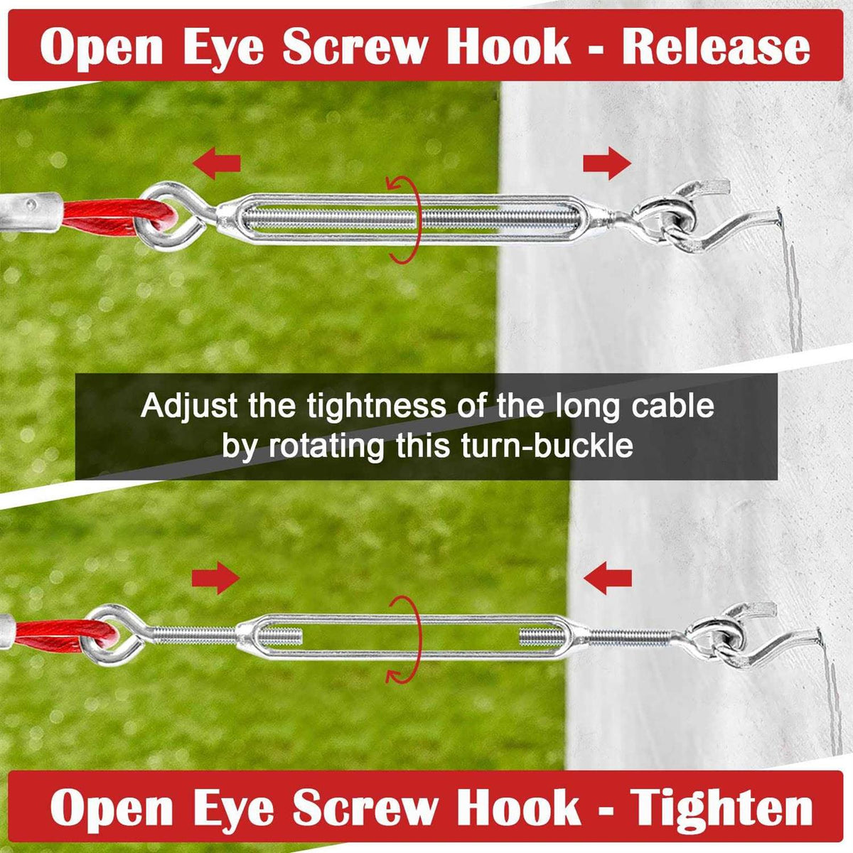 100FT Dog Tie Out Cable H3946