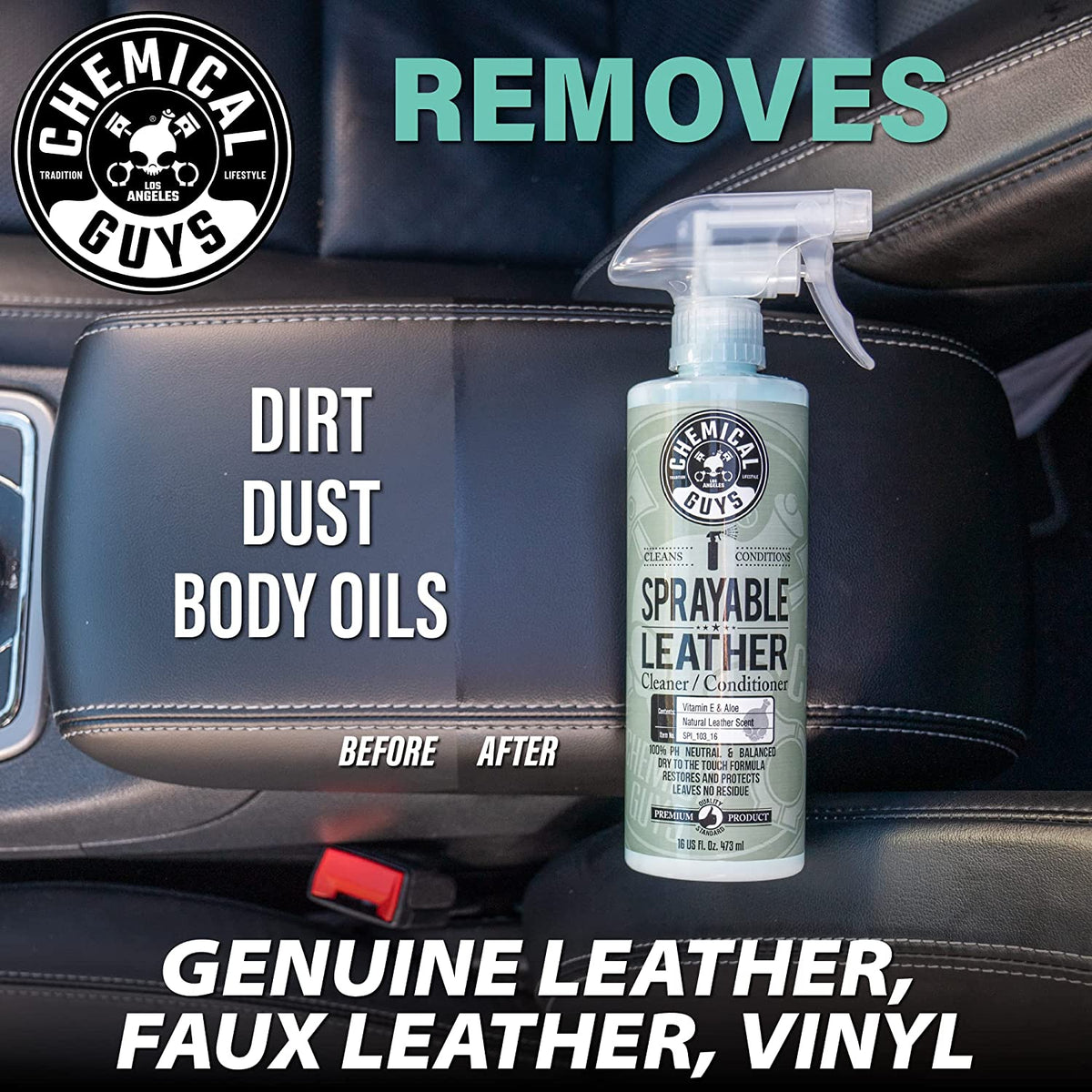 Leather Lovers Kit, 16 oz, 5 Items E233
