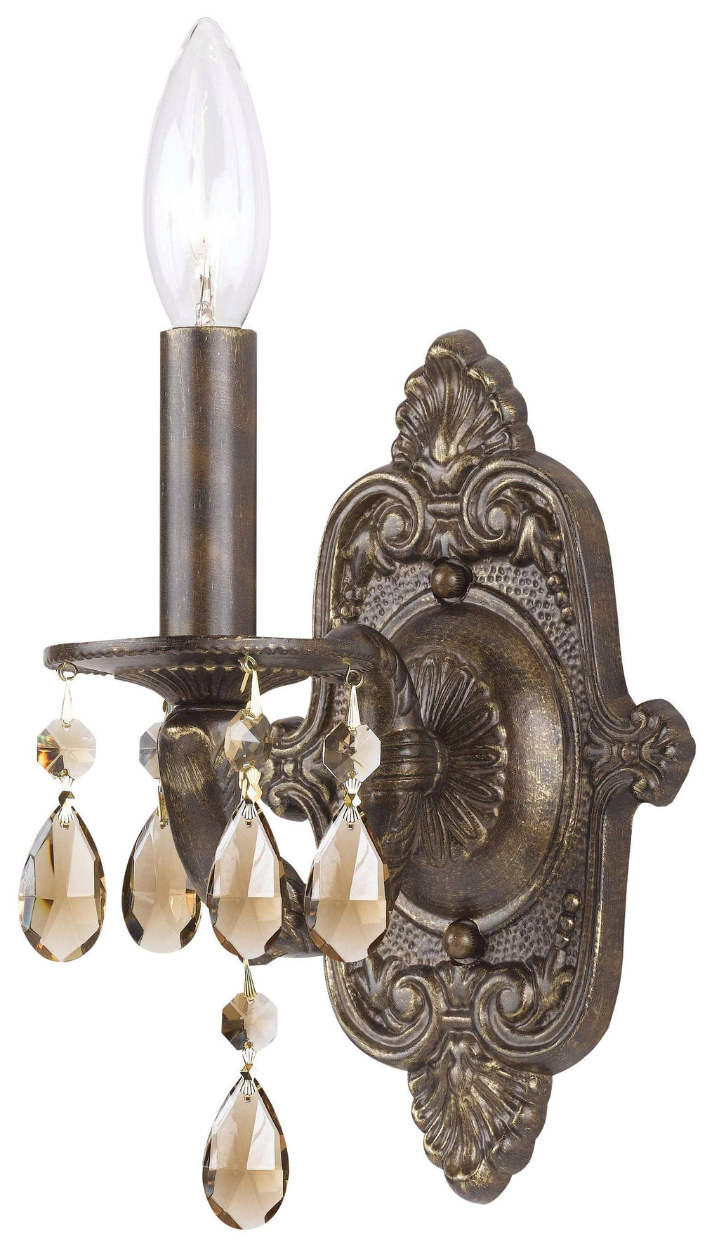 White Crystal Sconce R215