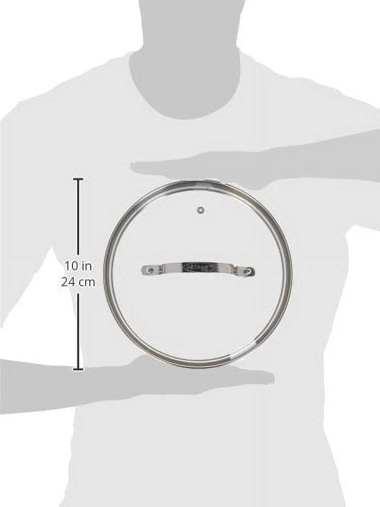 12.5" Square Tempered Glass Frying Pan Lid R114989