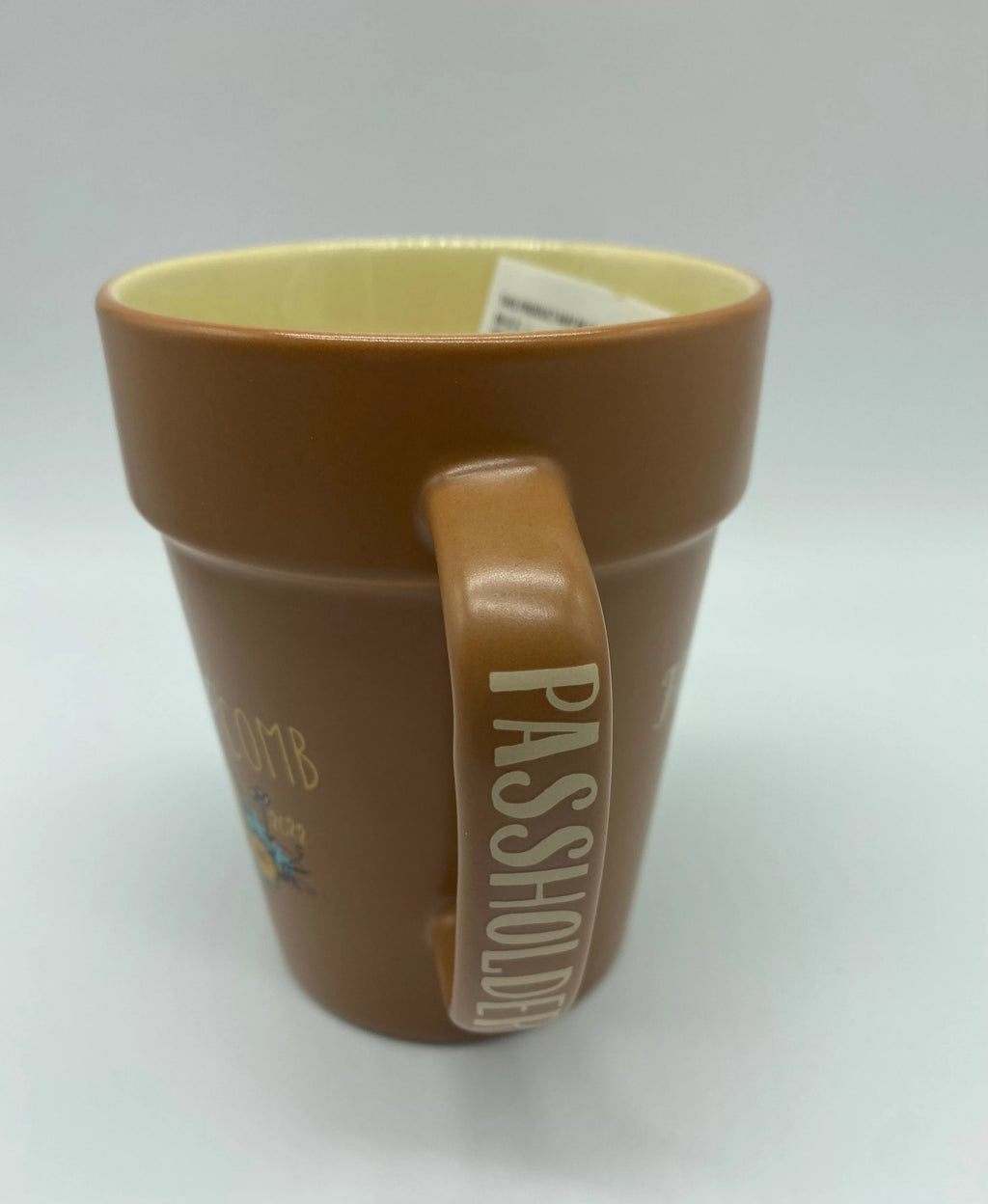 Orange Bird Flower Pot Mug E484