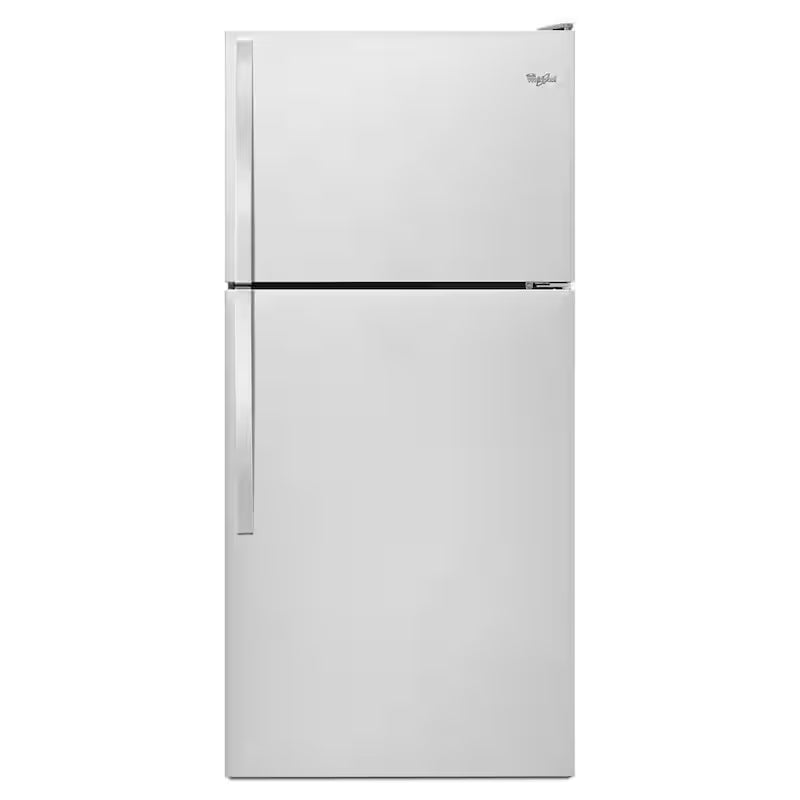 Top Freezer Refrigerator in Monochromatic Stainless Steel P427