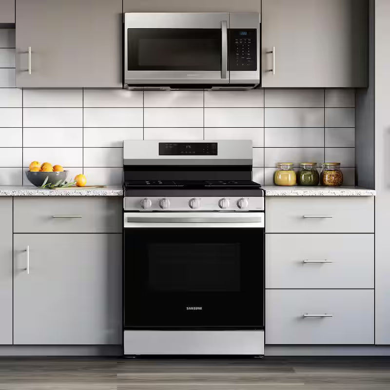 6.0 cu. ft. Smart Freestanding Gas Range with Dual Power Burner Stainless Steel R925